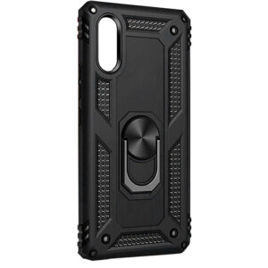 iPhone XS Siliconen pantser ringhoesje