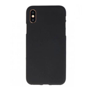 iPhone XS siliconenhoesje zwart